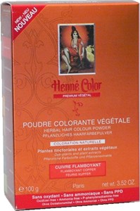 Bild von Feurig Kupfer Färbepulver, 100 g, Henna