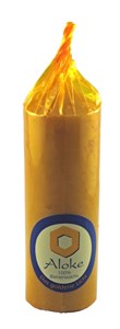 Bild von Stumpenkerze 100 x 40 mm, 1 Stk, Aloke