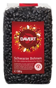 Bild von Schwarze Bohnen, 500 g, Davert