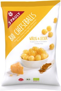 Bild von GF Cheeseballs, bio, 65 g, 3 Pauly