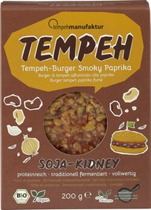 Bild von Tempeh Burger Smoky Paprika, 200 g, Tempehmanufaktur