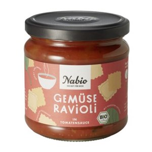 Bild von Gemüse Ravioli Eintopf Glas, 375 ml, Nabio