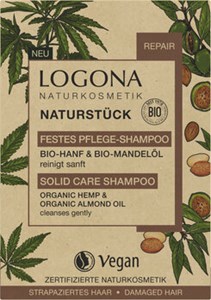 Bild von Festes Shampoo Bio-Hanf & Bio-Mandelöl, 60 g, LOGONA NATURKOSMETIK