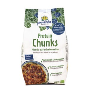 Bild von Protein Chunks "Flocken", 125 g, Govinda